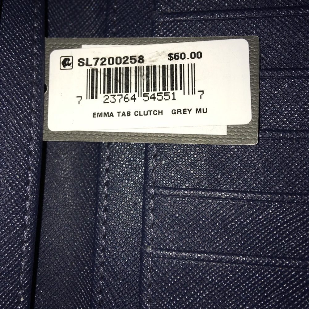 Fossil Emma Grey Multi Clutch Wallet - NWT - Picture 7 of 7